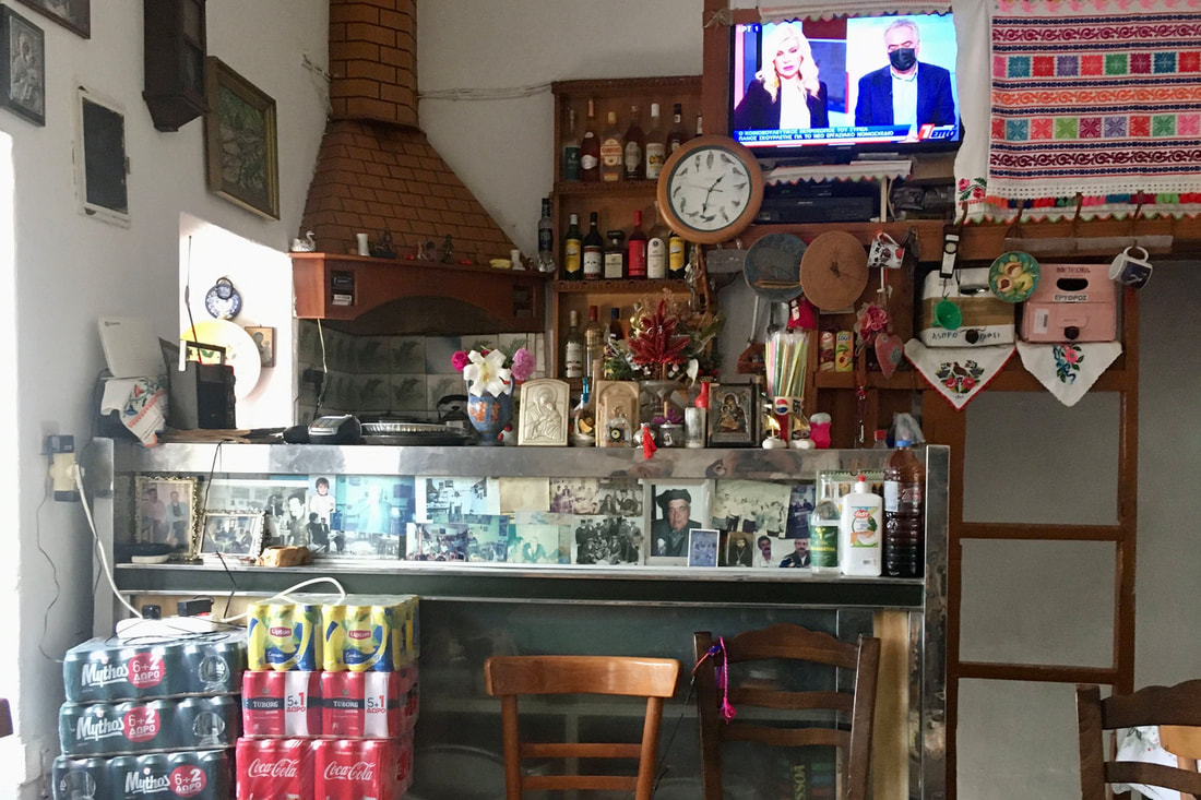 Καφενείο η Κρήτη στην Όλυμπο Καρπάθου
