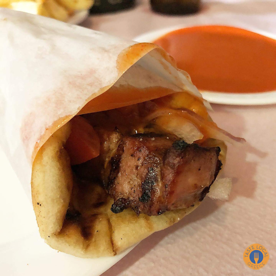 σουβλάκια καυτερός