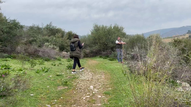 Τα μονοπάτια στον Μεσαιωνικός πύργος Μαραθώνα