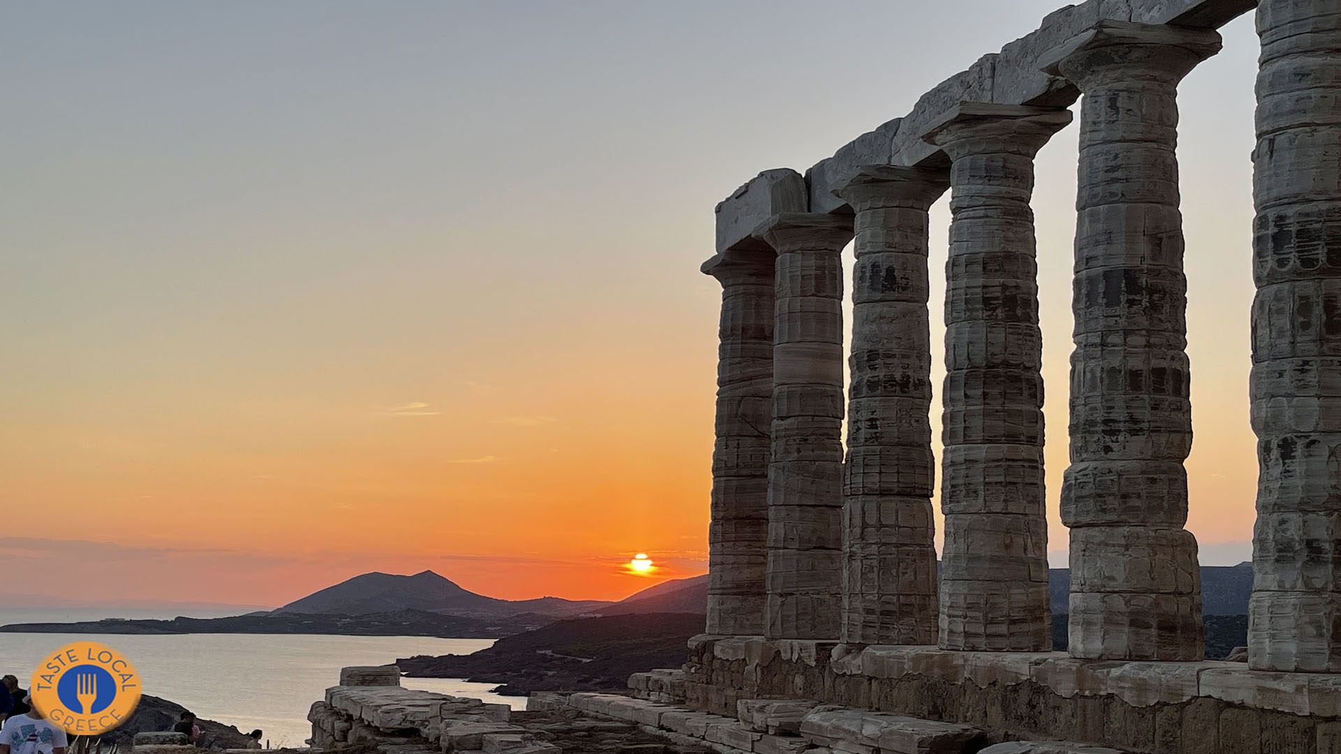 Ναός Ποσειδώνα Σούνιο καβοκολώνες