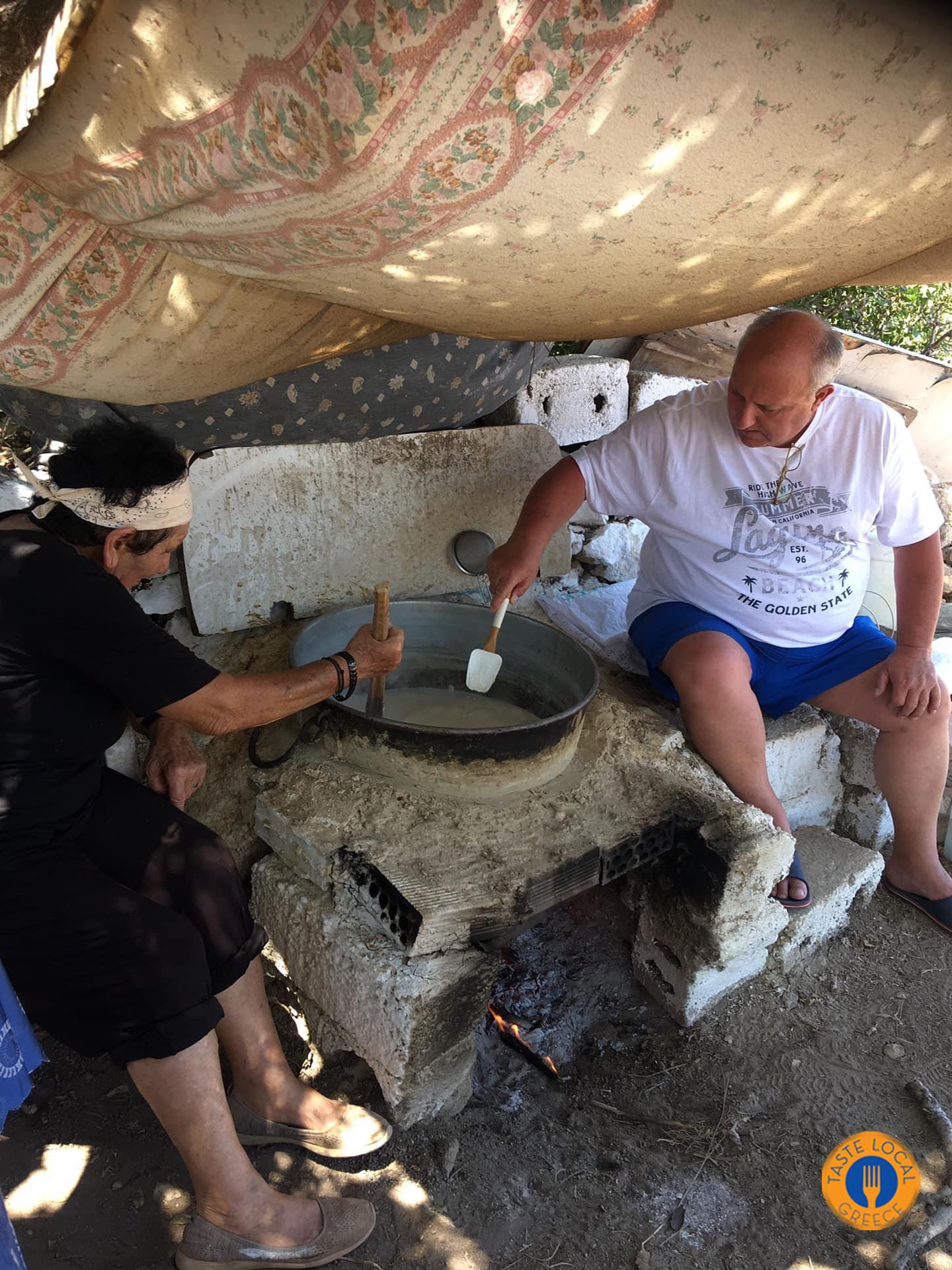 Φτιάχνοντας Σιτάκα με την Μαρούκλα στην Κάσο