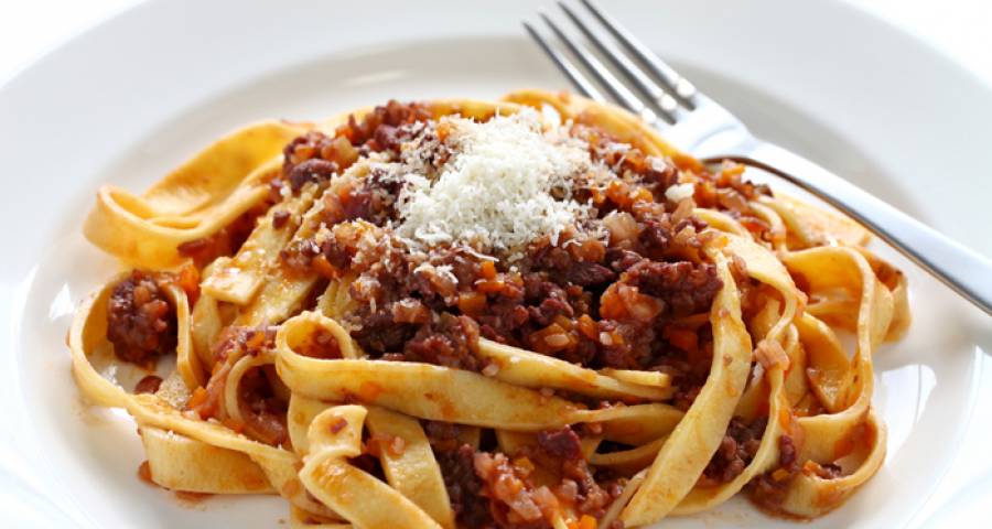 ταλιατέλες με κιμά Bolognese