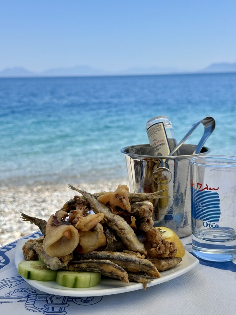 ούζα στην Ταβέρνα Πυργοσυκιά